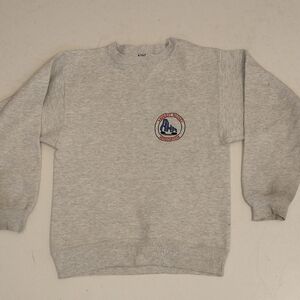 Vintage Amherst Hockey Association Sweatshirt AHA USA Made Sm 35"Chest Crew Neck